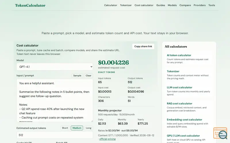 Screenshot of Home, a launch using ShareThis