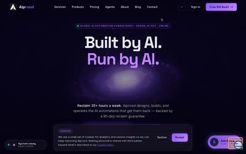 Screenshot of Aiprosol