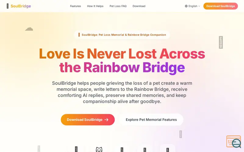 Screenshot of SoulBridge