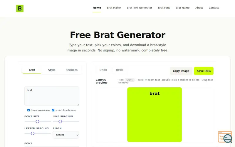 Screenshot of Ibrat generator
