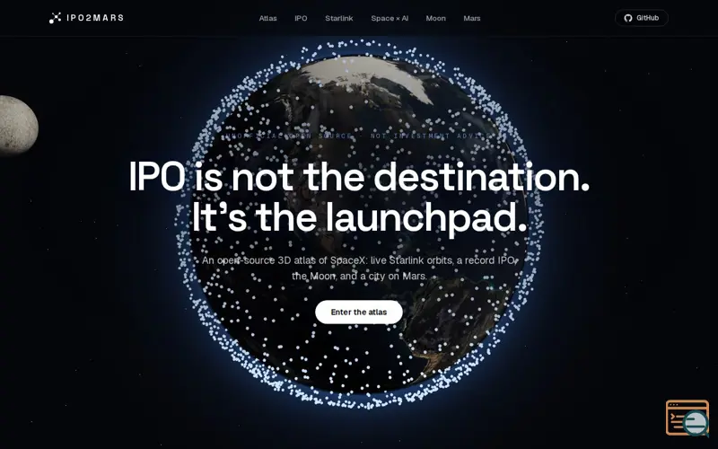 Screenshot of ipo2mars