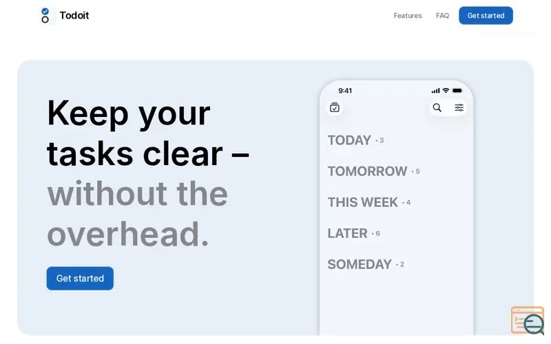 Screenshot of Todoit