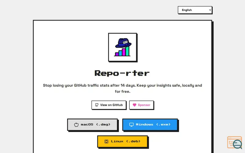 Screenshot of Reporter