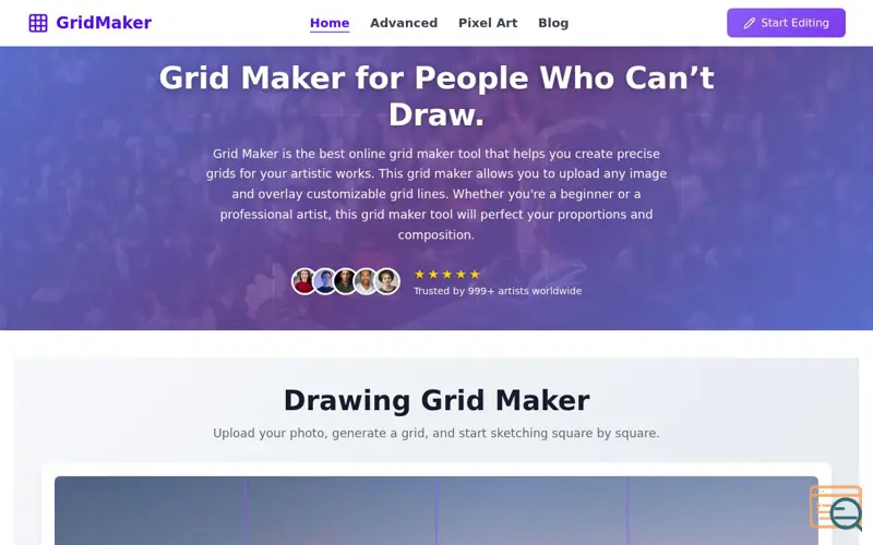 Screenshot of Grid Maker Pro