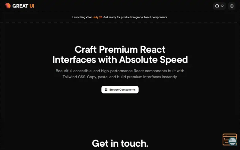 Screenshot of Great UI