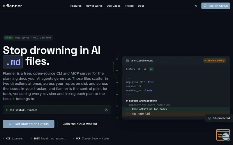 Screenshot of Flanner