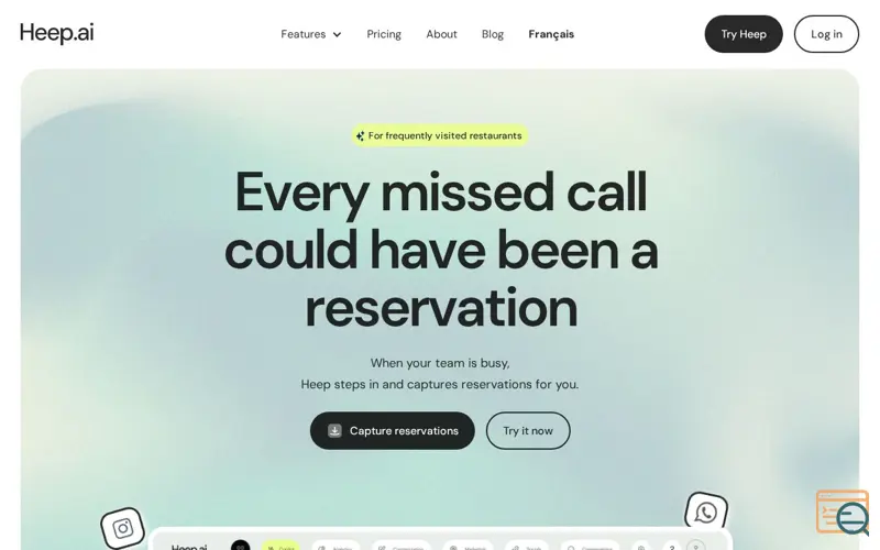 Screenshot of Heep.ai
