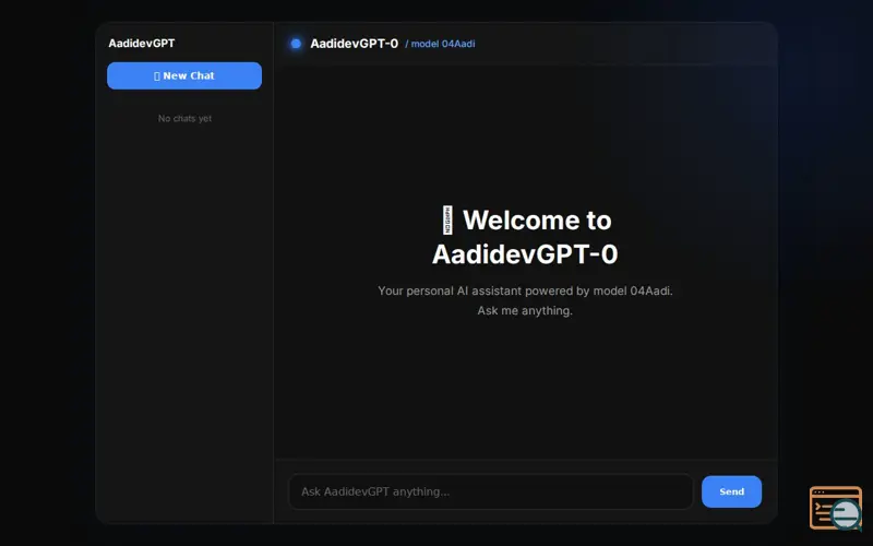 Screenshot of AadidevGPT