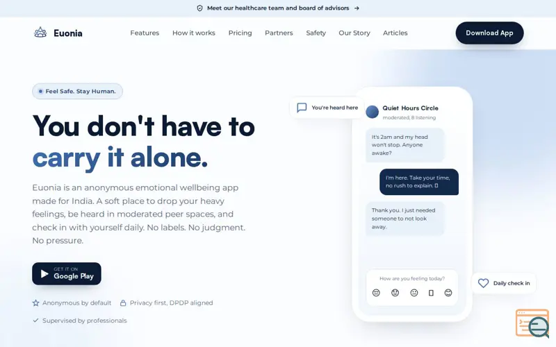 Screenshot of Euonia