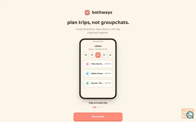 Screenshot of bothways