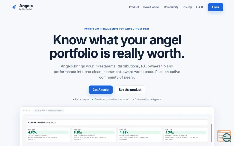 Screenshot of Angelo