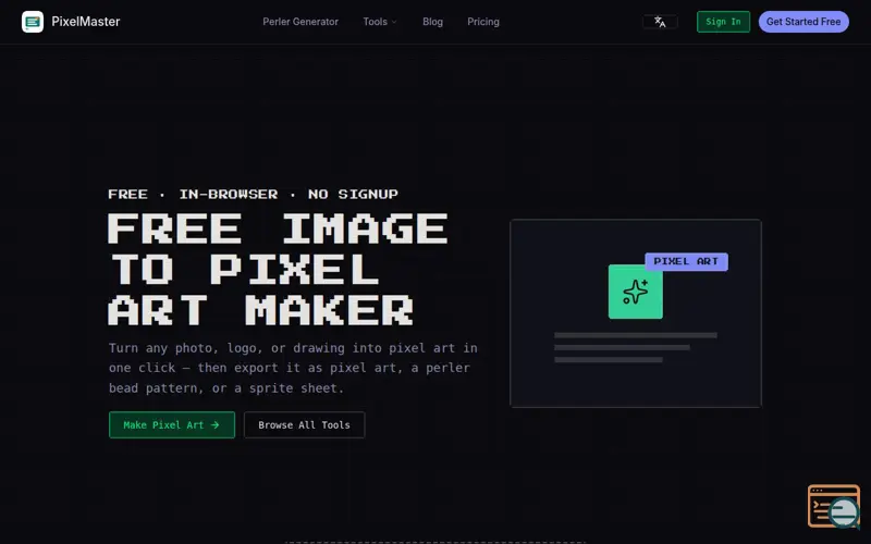 Screenshot of PixelMaster