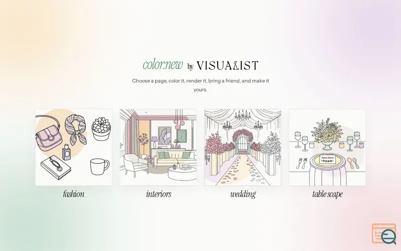 Screenshot of color.new by Visualist