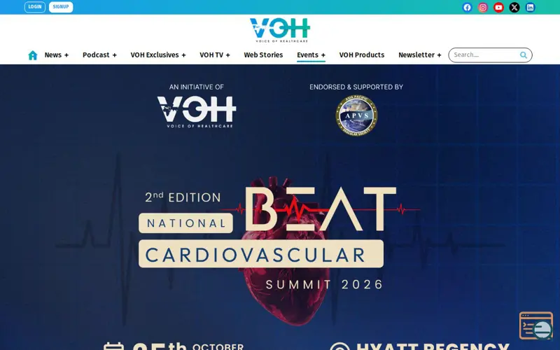 Screenshot of VOHnetwork