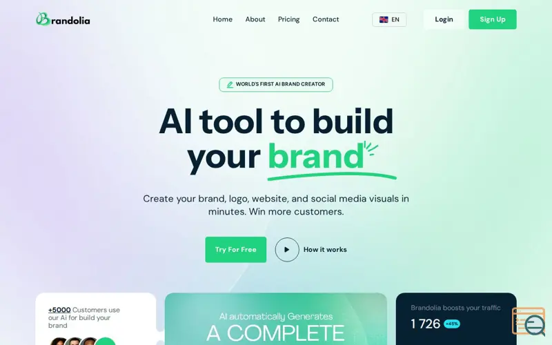 Screenshot of Brandolia
