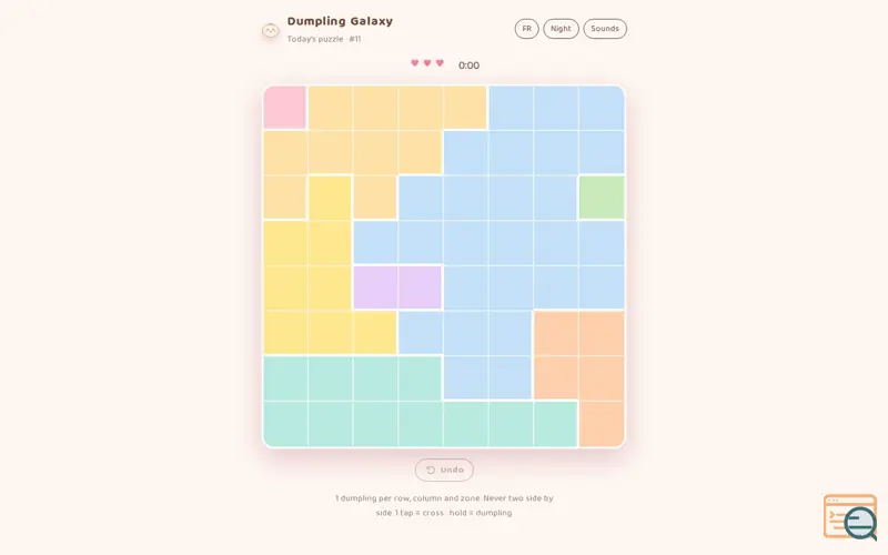 Screenshot of Dumpling-galaxy