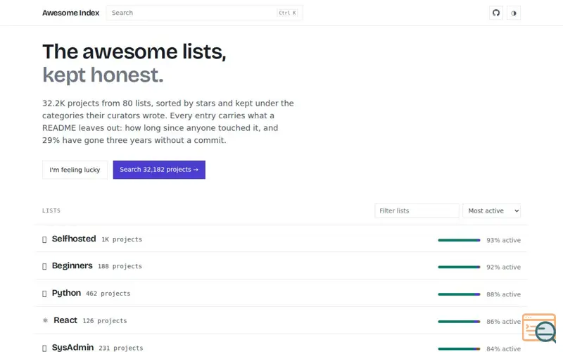 Screenshot of Awesome