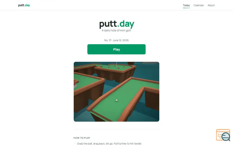Screenshot of Putt