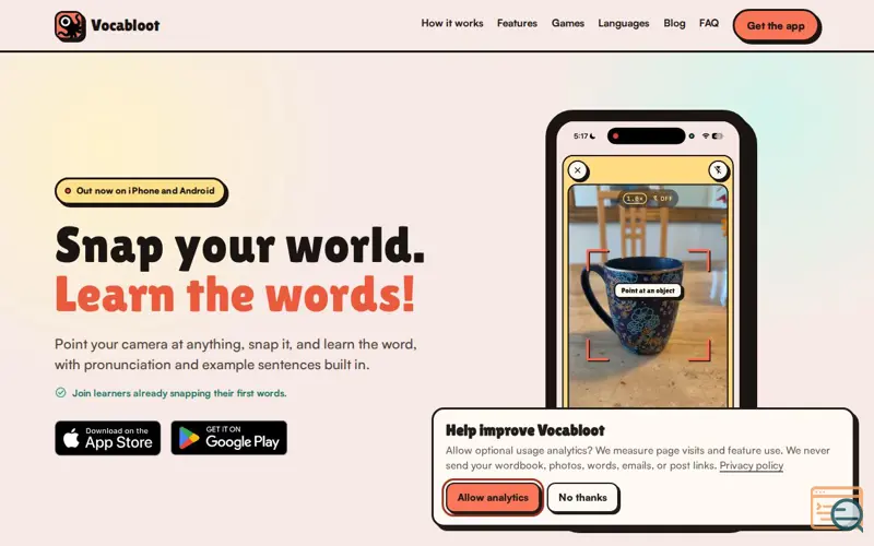 Screenshot of Vocabloot