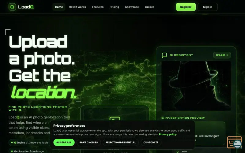 Screenshot of LoadQ
