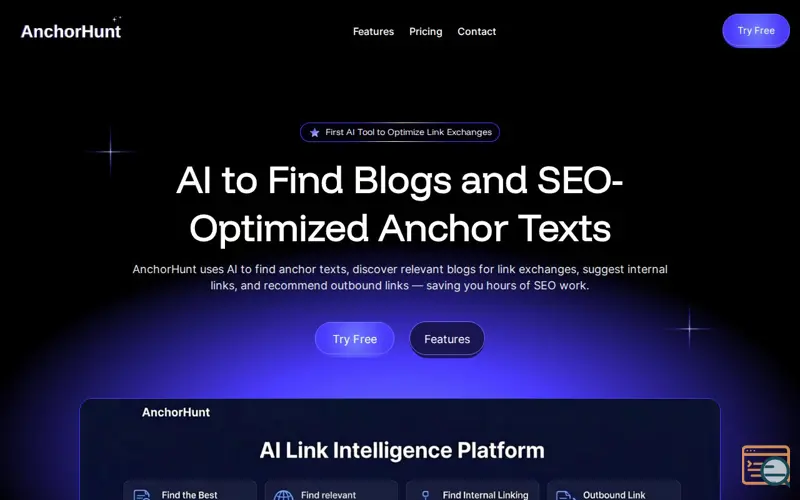Screenshot of AnchorHunt