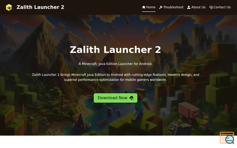 Screenshot of Zalith Launcher 2
