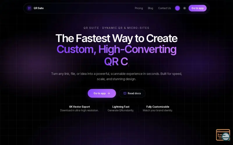 Screenshot of QR Suite