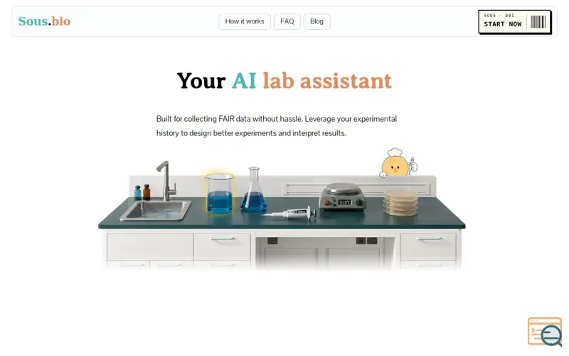 Screenshot of Sous.bio