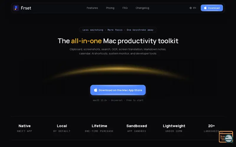 Screenshot of Frset