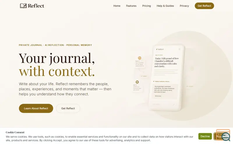 Screenshot of Reflect