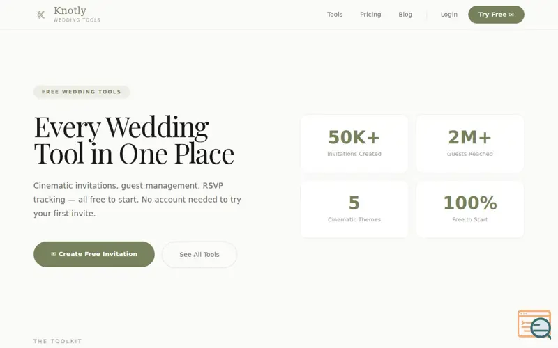 Screenshot of Knotly
