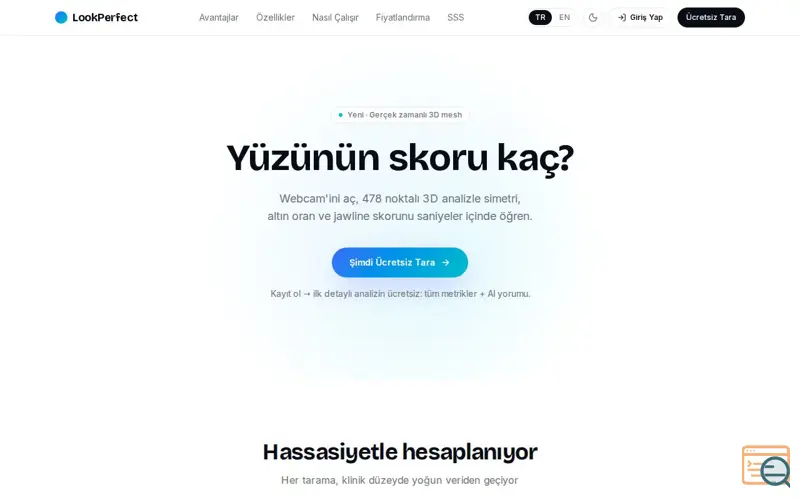 Screenshot of LookPerfect