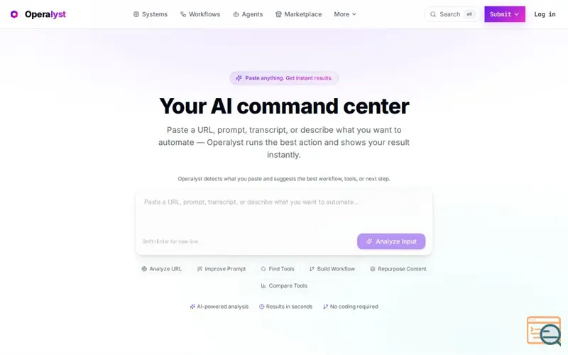 Screenshot of Operalyst