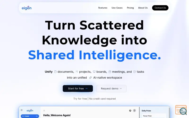 Screenshot of Eigen