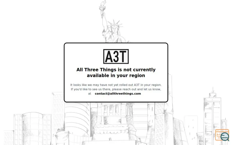 Screenshot of A3T