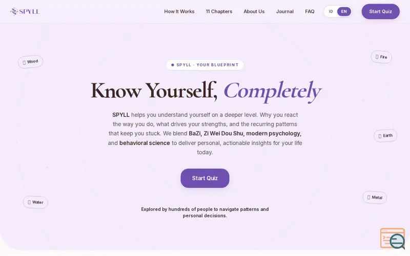 Screenshot of SPYLL