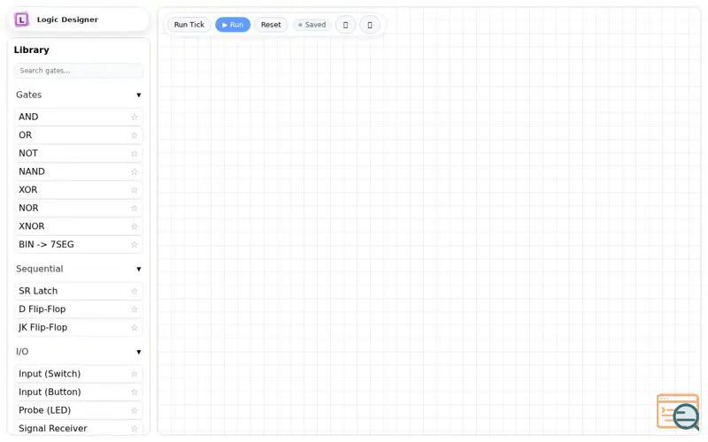 Screenshot of Logic Designer