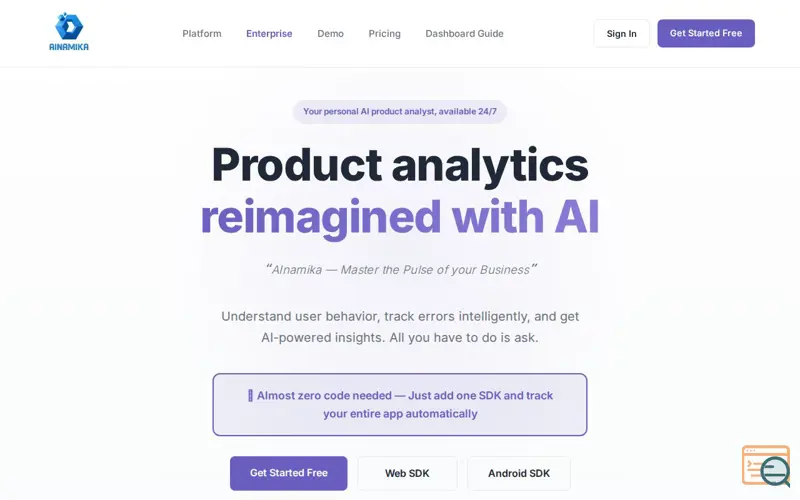 Screenshot of AInamika