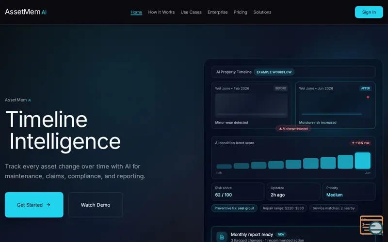 Screenshot of AssetMemAI