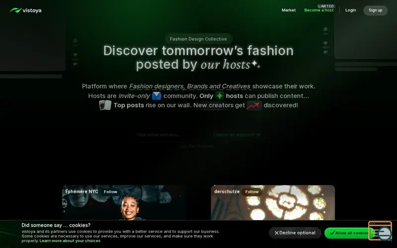 Screenshot of Vistoya