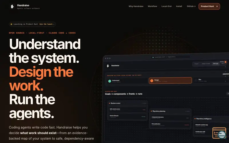 Screenshot of Handraise