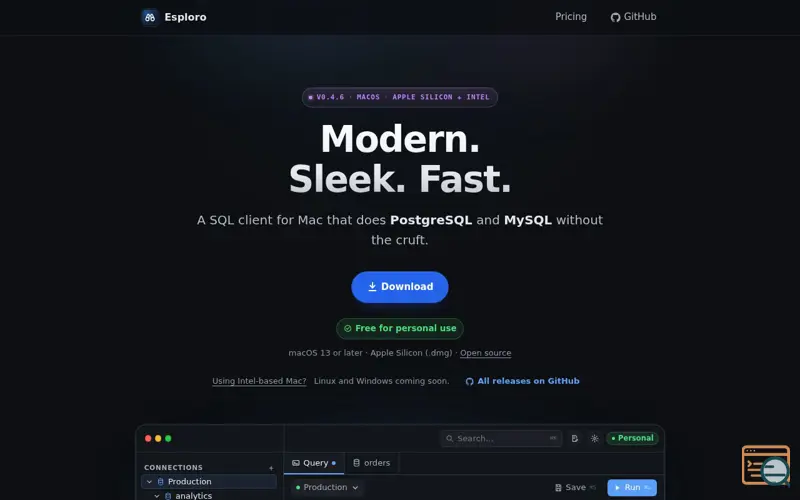 Screenshot of Esploro