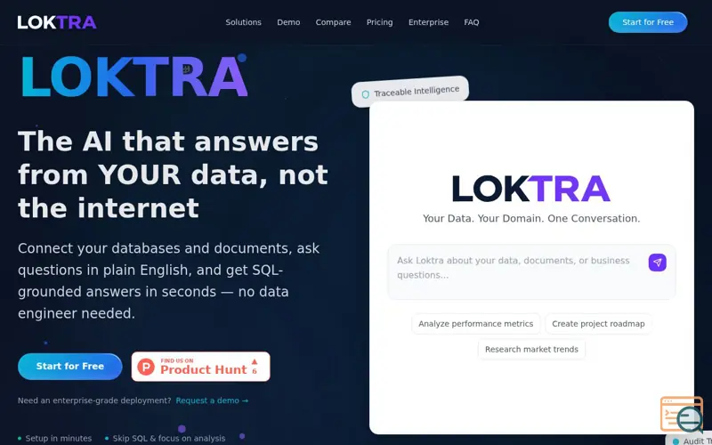 Screenshot of Loktra