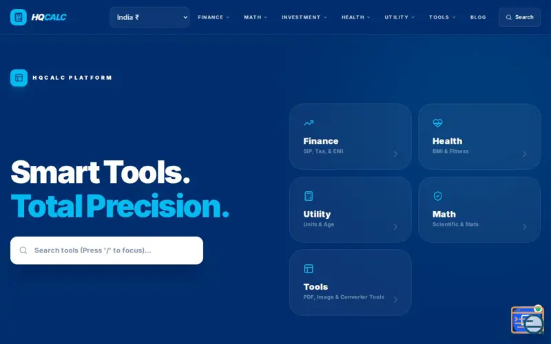 Screenshot of HQCalc