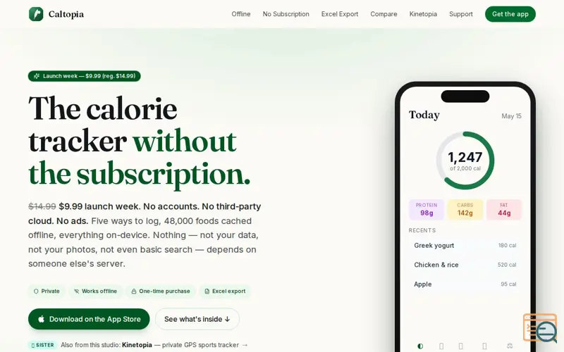 Screenshot of Caltopia