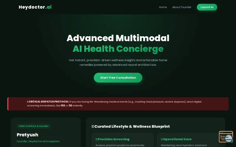 Screenshot of Hey Doctor.ai