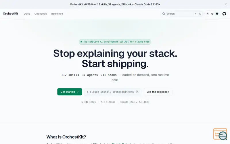 Screenshot of OrchestKit