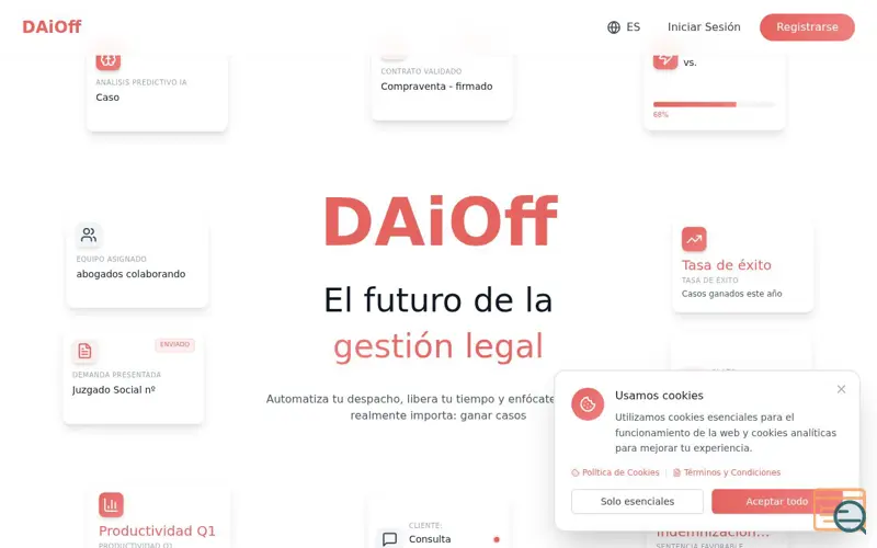Screenshot of DaiOff