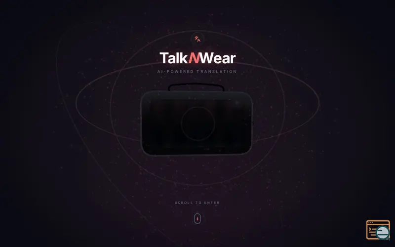 Screenshot of TalkNWear