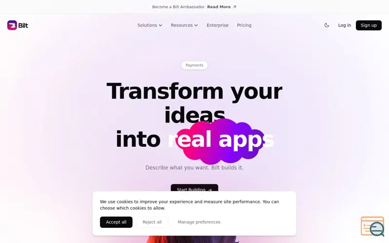 Screenshot of Bilt Payments